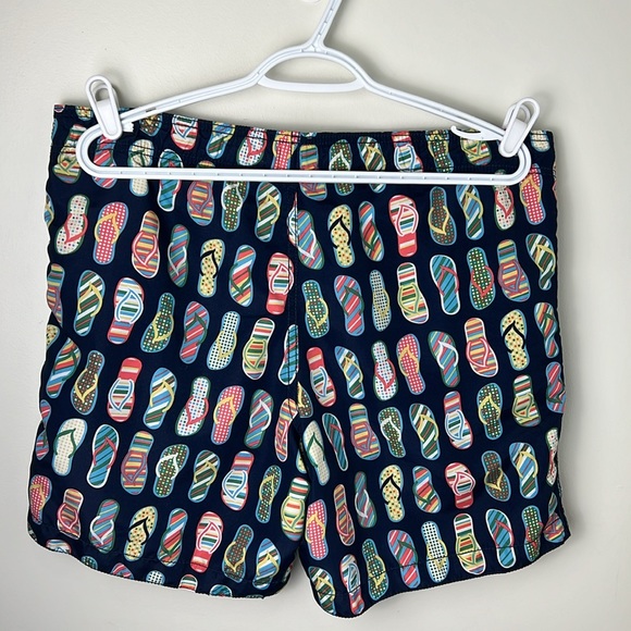 Old Navy Rare Flip Flop Prints Volleyball Swim Trunks Shorts Size Small - Picture 2 of 9